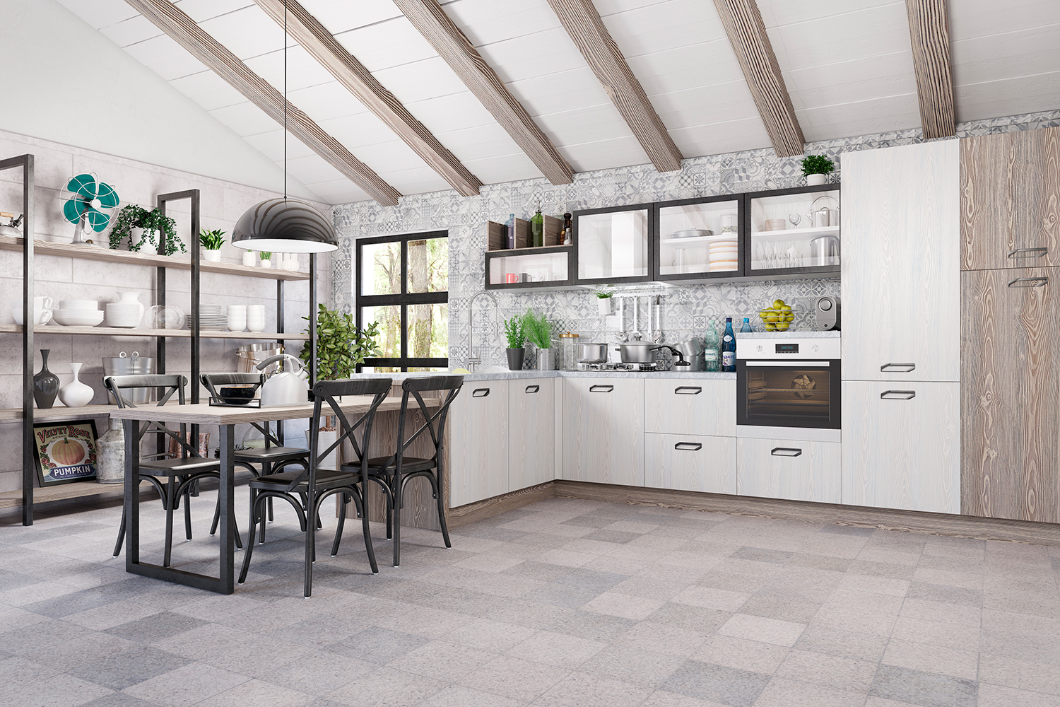 COCINA CON PENÍNSULA